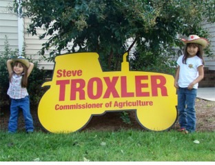 Barn Signs - Steve Troxler for NC Commissioner of Agriculture